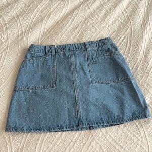 Listicle - Blue Jean Mini Shirt - Sz L